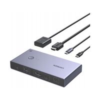 Ugreen CM731 przełącznik KVM 2w1 USB-C HDMI 4K 60Hz USB 3.0 PD 100W