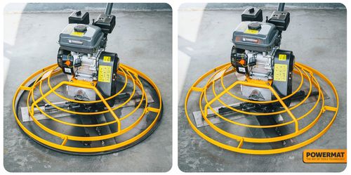 Zacieraczka spalinowa do betonu 100cm 7km + talerz do zacierania Powermat na Arena.pl