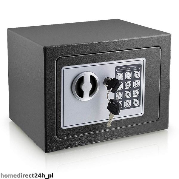 Sejf elektroniczny mini (grafitowy) zdjęcie 4