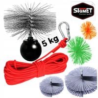 ZESTAW DO CZYSZCZENIA KOMINA WYCIOR LINA KULA 5KG