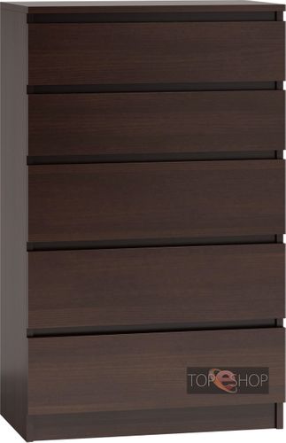 Komoda szafka 5 szuflad wenge na Arena.pl