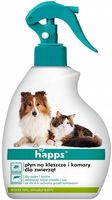 PŁYN PREPARAT ŚRODEK NA KLESZCZE KOMARY OSY DLA PSÓW I KOTÓW HAPPS 200ML