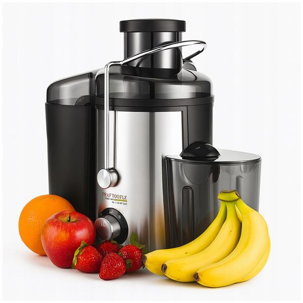 SOKOWIRÓWKA WYCISKARKA DO OWOCÓW I WARZYW ELEKTRYCZNA SAMOCZYSZCZĄCA zdjęcie 2