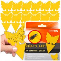 12 szt. LEP na ziemiórki mszyce muszki owocówki owady ŻÓŁTY DO DONICZEK