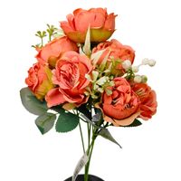 Bukiet różyczek jesienny pomarańczowy