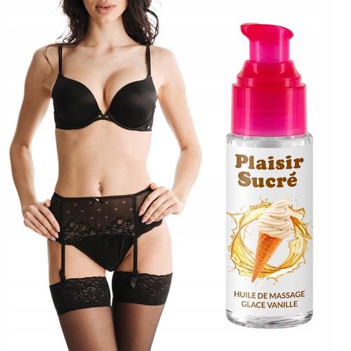 Olejek śliski do masażu erotycznego zapach lodów waniliowych 150 ml na Arena.pl
