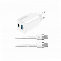 Szybka ładowarka GaN 45W 2 wejścia z kablem 2m do Samsung S8 Plus G955