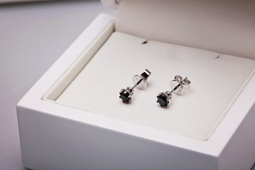 Złote kolczyki KBD1594B - Diament na Arena.pl