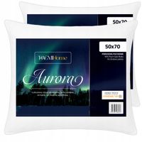 Zestaw 2x Poduszka Puchowa AURORA 50X70 Naturalny Puch Gęsi Biały 95%