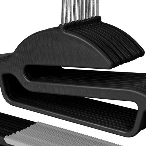 Wieszak Flexi komplet 10 sztuk czarnoszary na Arena.pl