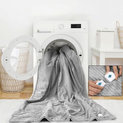 Koc elektryczny 160x180 cm ANGER szary na Arena.pl