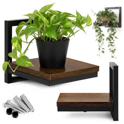 KWIECIENIK ŚCIENNY MODERNHOME 5KG STALOWY NOWOCZESNY INDUSTRIALNY zdjęcie 1