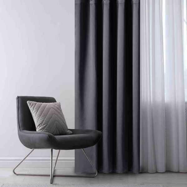 CURT/AH/BLACKOUT/EYELETS/CHARCOAL/140X270/1PC zdjęcie 6
