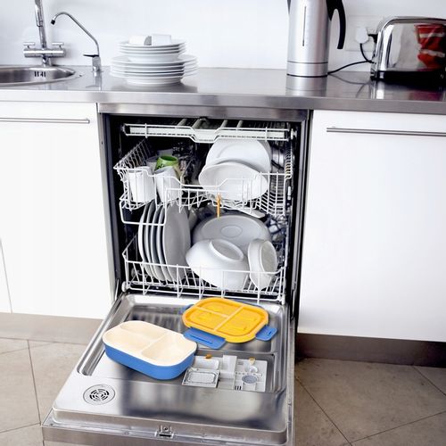 ŚNIADANIÓWKA LUNCHBOX 3 PRZEGRÓDKI SZTUĆCE LUNCH BOX POJEMNIK ŚNIADANIE na Arena.pl