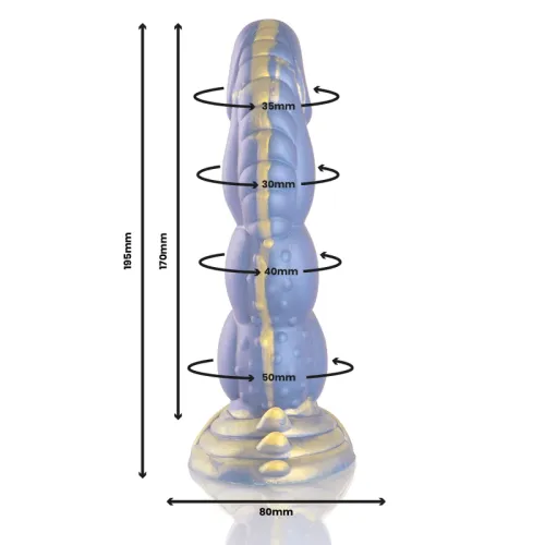 epic poseidon silikonowy model anatomiczny objęcie morza 22 cm niebieski na Arena.pl