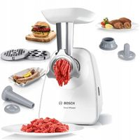 BOSCH MASZYNKA DO MIELENIA MIĘSA MFW2520W SmartPower 1500W NASADKA
