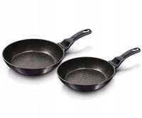BH-6908 - Zestaw patelni 2 el. BERLINGER HAUS CARBON indukcja