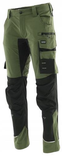 SPODNIE robocze ELASTYCZNE męskie KHAKI taktyczne OLIWKA nylon SOFSTHELL 56 na Arena.pl
