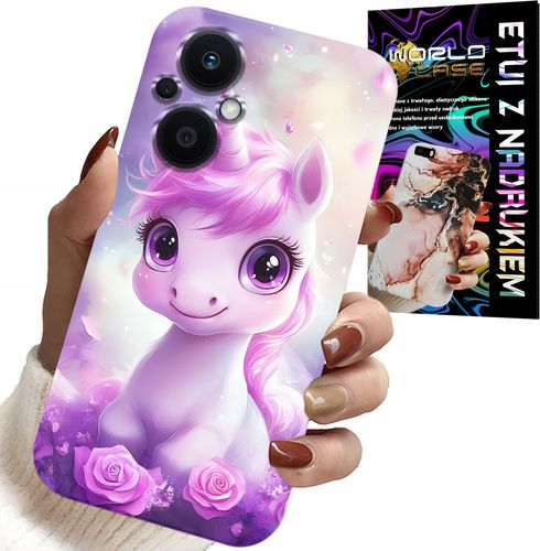 ETUI DO OPPO RENO7 LITE 5G - SŁODKI JEDNOROŻEC, WZORY DLA DZIECI CASE na Arena.pl