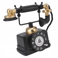TELEFON STACJONARNY ORNAMENT STYL RETRO DO DEKORACJI BIURKA I JADALNI