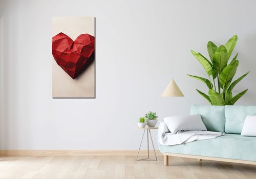 Obraz 50x100cm Kreślone Serce na Arena.pl