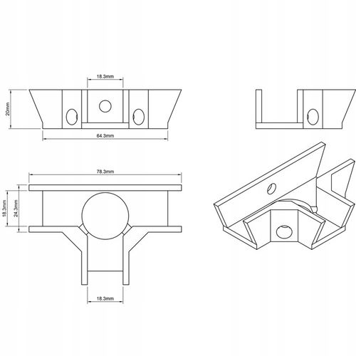 UCHWYT STOLARSKI KĄTOWY TRZECIA RĘKA TYPU T PROSTOPADŁY 90° na Arena.pl