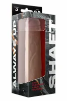 shaft model j 8.5" liquid silicone - anatomiczny, dwuwarstwowy, pine