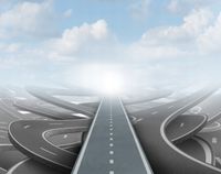 FOTOTAPETA WIDOK ULICE ROZJAZDY ZAKRĘTY