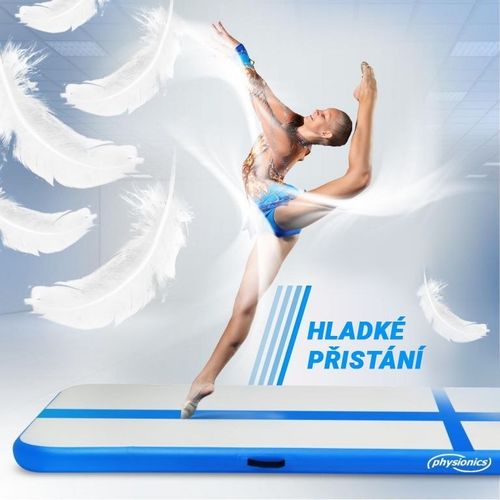 Physionics Airtrack, Dmuchana mata 8 m, niebieska na Arena.pl