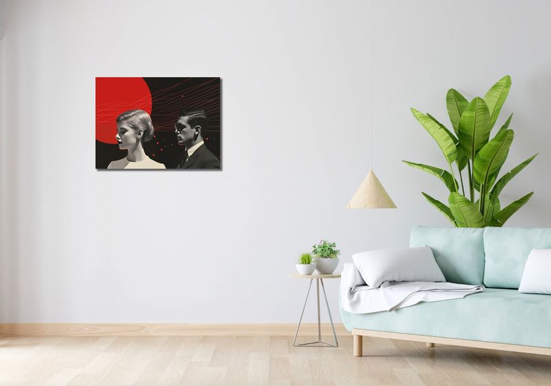Obraz 70x50cm Futurystyczne Retro Szykany zdjęcie 2
