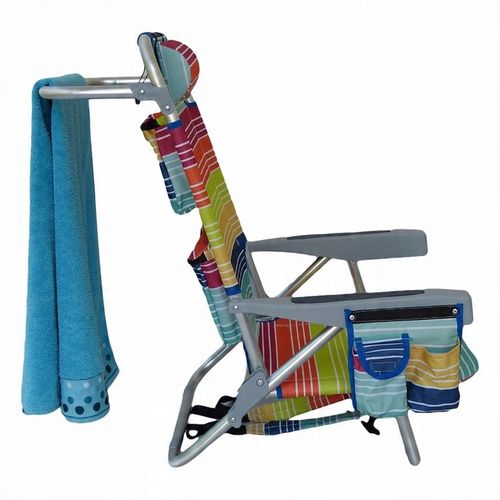 leżak MULTICOLOR plażowy, ALUMINIUM, ogrodowy. na Arena.pl