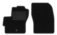 Dywaniki przednie welurowe do: Mazda 3 I BK 2003-2009 hatchback czarne