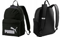 PLECAK PUMA WODOODPORNY SZKOLNY SPORTOWY TURYSTYCZNY NA WYCIECZKI CZARNY 22