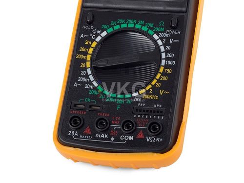 cyfrowy multimetr temperaturą DT9208A wyświelacz LCD sonda na Arena.pl