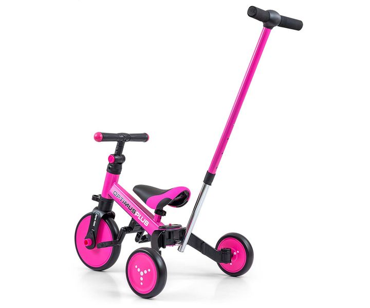 MILLY MALLY Rowerek 4w1 OPTIMUS Plus pink zdjęcie 2