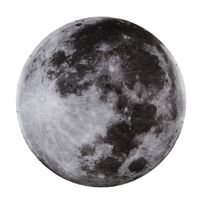 Okrągły kinkiet Księżyc ABIGALI-MOON LED 24W z pilotem plafon szary