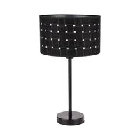 Remon Lampa Stołowa 1xE27 Max.40W Czarny/Czarny