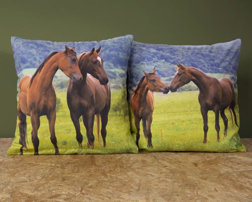 Poszewka Na Poduszkę 40X40 Konie Mf 022 na Arena.pl