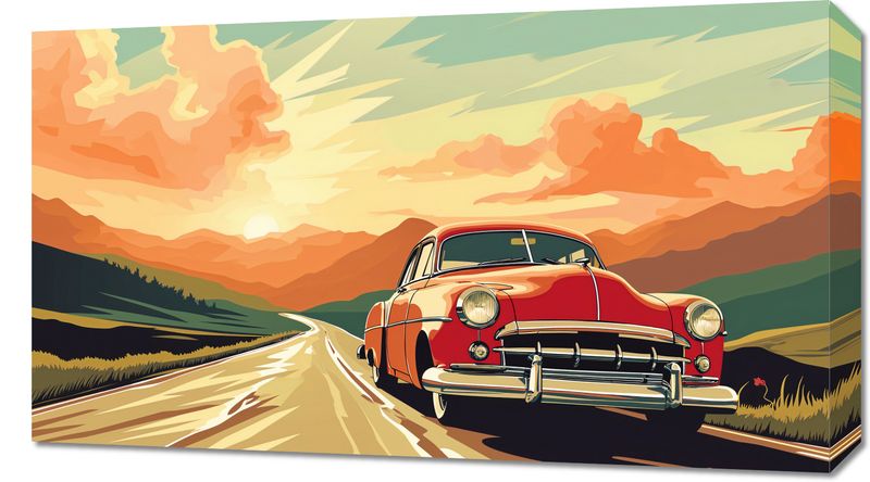 Obraz 70x40cm Przygoda Czeka zdjęcie 1