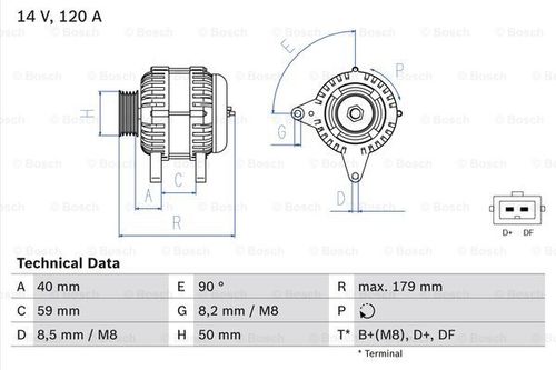 Alternator BOSCH 0 986 041 300 na Arena.pl