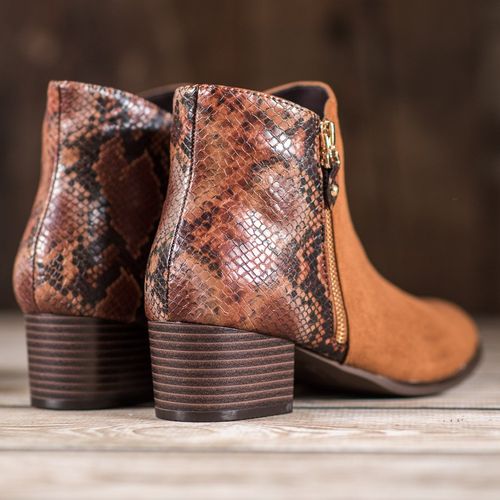Camelowe Botki Snake Print r.37 na Arena.pl