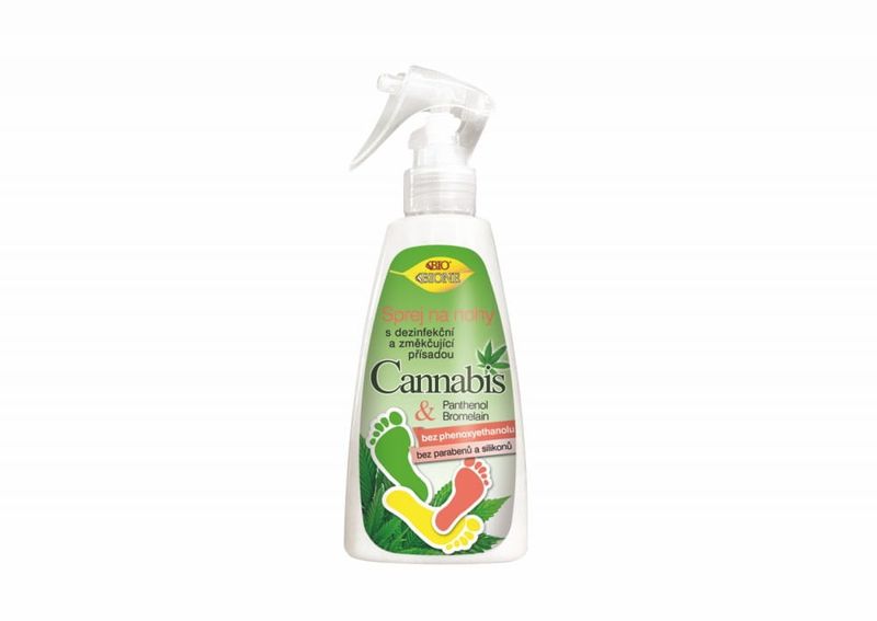Konopny spray (dezodorant) do stóp   - BIONE - 260ml zdjęcie 1