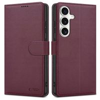 2 x SKŁADANE SKÓRZANE ETUI NA MAGNES WALLET CASE COVER DO GALAXY S25
