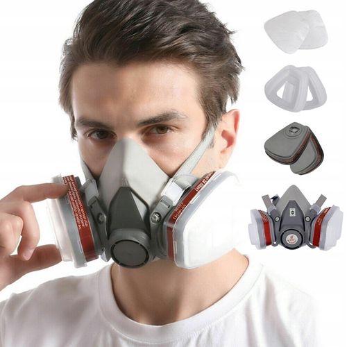 MASKA LAKIERNICZA PÓŁMASKA 6200 OSŁONA TWARZY na Arena.pl