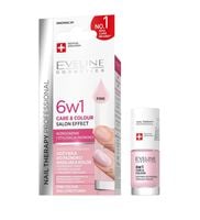 eveline nail therapy 6w1 care&colour pink odżywka do paznokci 5ml