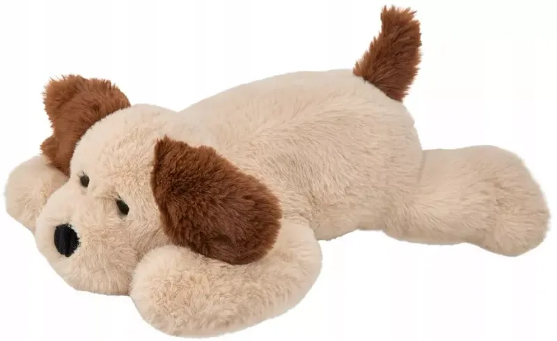 Pies leżący kremowy 38cm zdjęcie 1