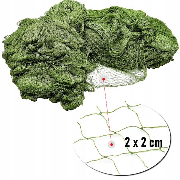 SIEĆ SIATKA na Podbieraki Podrywki 150 cm oko 2 cm zdjęcie 2