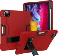 Etui do iPad Air 5/Air 4/Pro 11" Podstawka i Miejsce na Rysik Czerwone