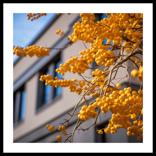 Plakat 60x60cm Złote Jagody zdjęcie 3