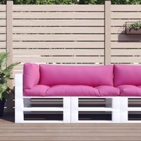 Poduszki na palety, 3 szt., różowe, tkanina Oxford